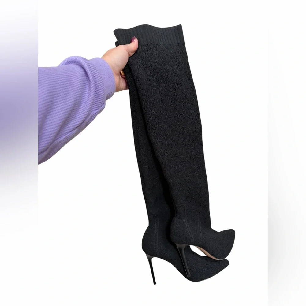 PAIGE 'Jessamine' Over the Knee Stretch Knit Boot